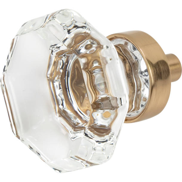 Schlage F10VSIE605 Siena Passage Door Knob In Bright Brass - Solid & Sleek For Your Home - View #9